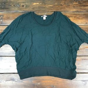 Victoria's Secret Black Dolman Sleeve Small S